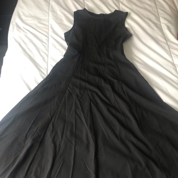 ☀️ Black midi dress - Picture 2 of 6